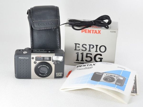 定番，人気セール PENTAX ペンタックス ESPIO 115G 元箱付 Z524(コンパクトカメラ)｜売買されたオークション情報、yahooの商品情報をアーカイブ公開 - オークファン コンパクトカメラ