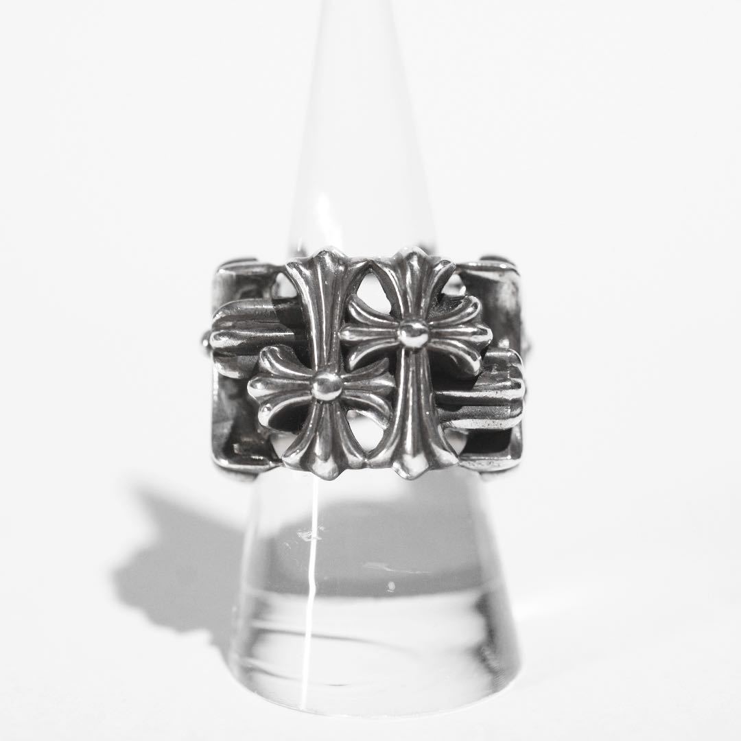 Chrome Hearts SQUARE CEMETERY RING クロムハーツ スクエアセメタリー