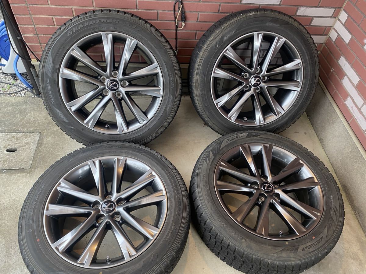 LEXUS（レクサス）純正アルミスタッドレスタイヤセット 235/55R19 送料