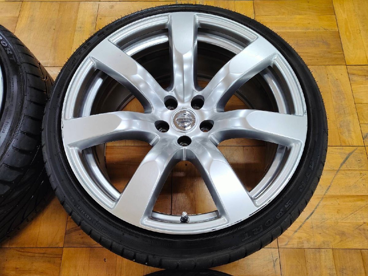 1円スタート！日産 GT-R R35 中期 純正 20インチ ホイール 9.5J+45 
