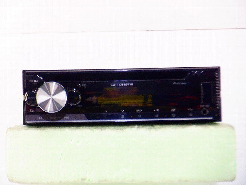 中古品 社外 オーディオ デッキ 1DIN カロッツェリア DEH-4500 ラジオ/CD/FM/USB対応 音楽再生 CD/USBプレイヤー