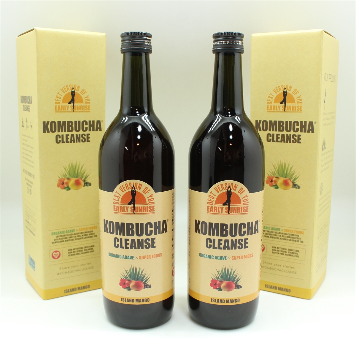 コンブチャクレンズ 720ml×2本 賞味期限:2027.06／2027.07の通販