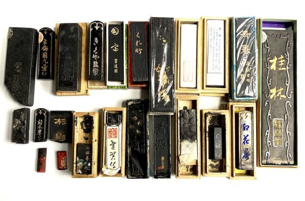  A651 書道具 古墨 まとめ売り 22点 〜 水墨画 書画などに 中国(その他)｜売買されたオークション情報、yahooの商品情報をアーカイブ公開 - オークファン その他