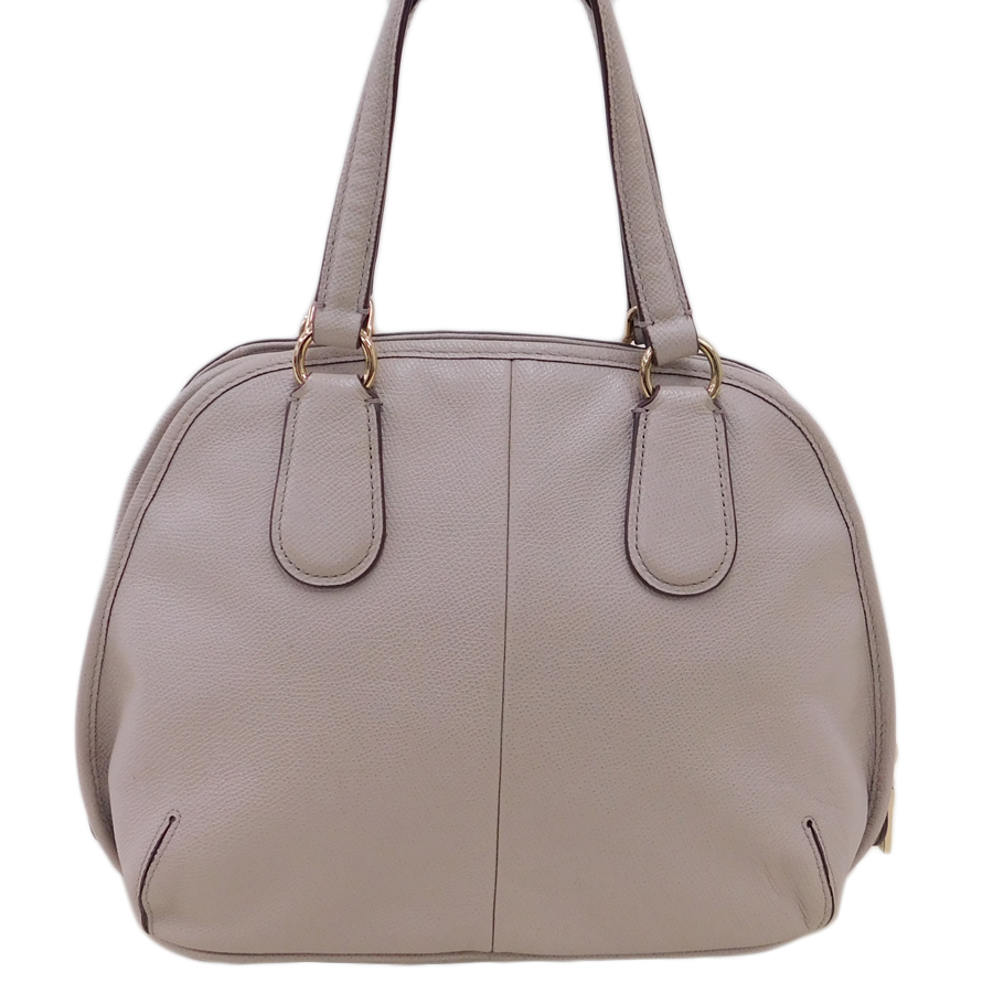 1円 ■ 美品 コーチ 2wayバッグ 34940 グレージュ系 レザー ペプルドレザー 手持ち 肩掛け COACH ■ Bgg COACH コーチ 1円 B181本物保証 新作，HOT ショルダー