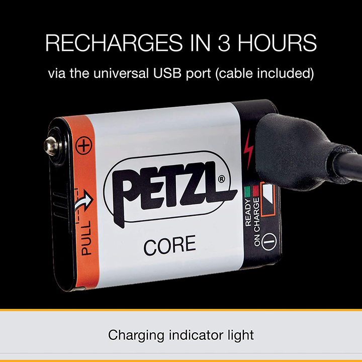 【サイズ参考に^_^】こちらは購入できません Petzl【ペツルCORE】コア充電池ハイブリッド用・リチウムイオン充電