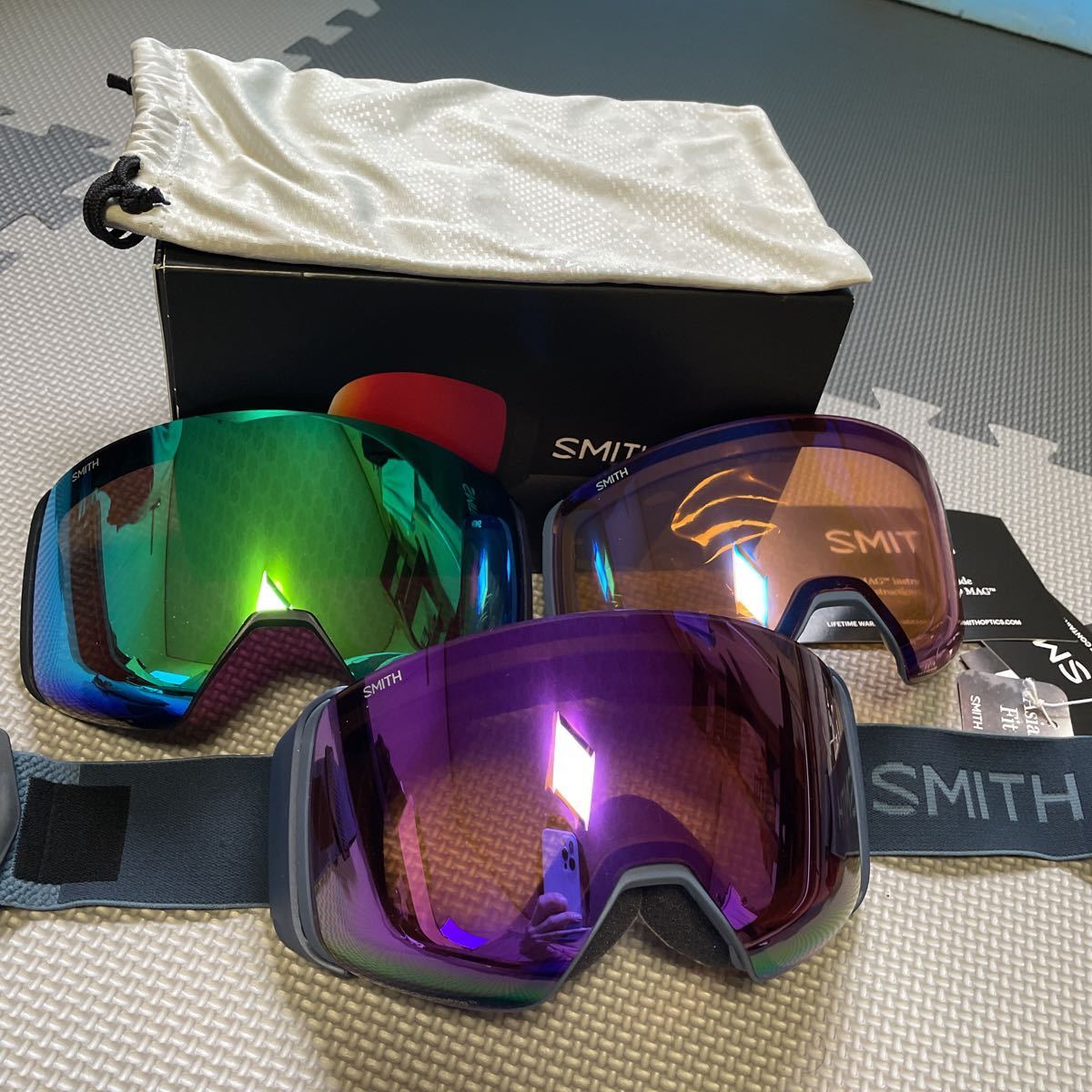 4D MAG Smith SMITH | S – Goggles - ChromaPopレンズ付き (スミス) XL 