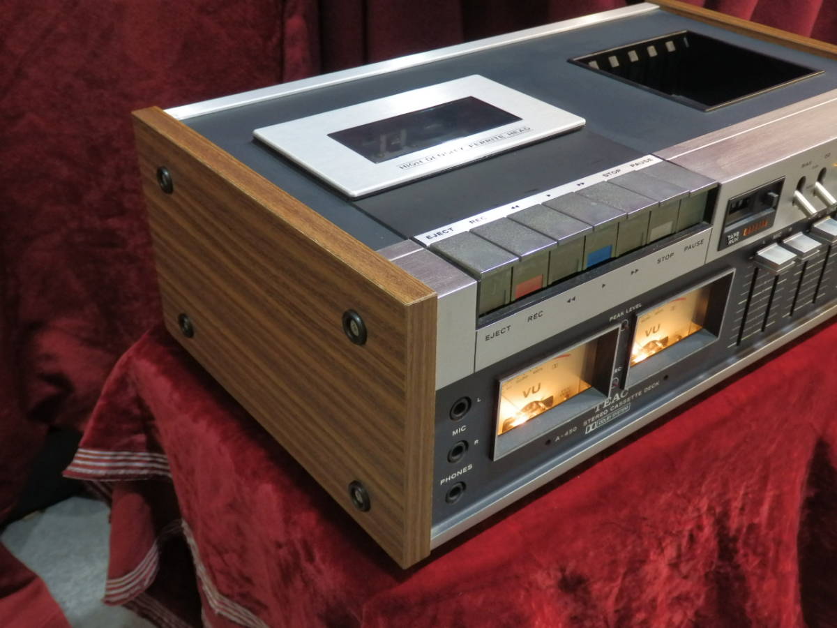 JUNK 無保証品】TEAC ティアック ステレオカセットデッキ A-450【100V