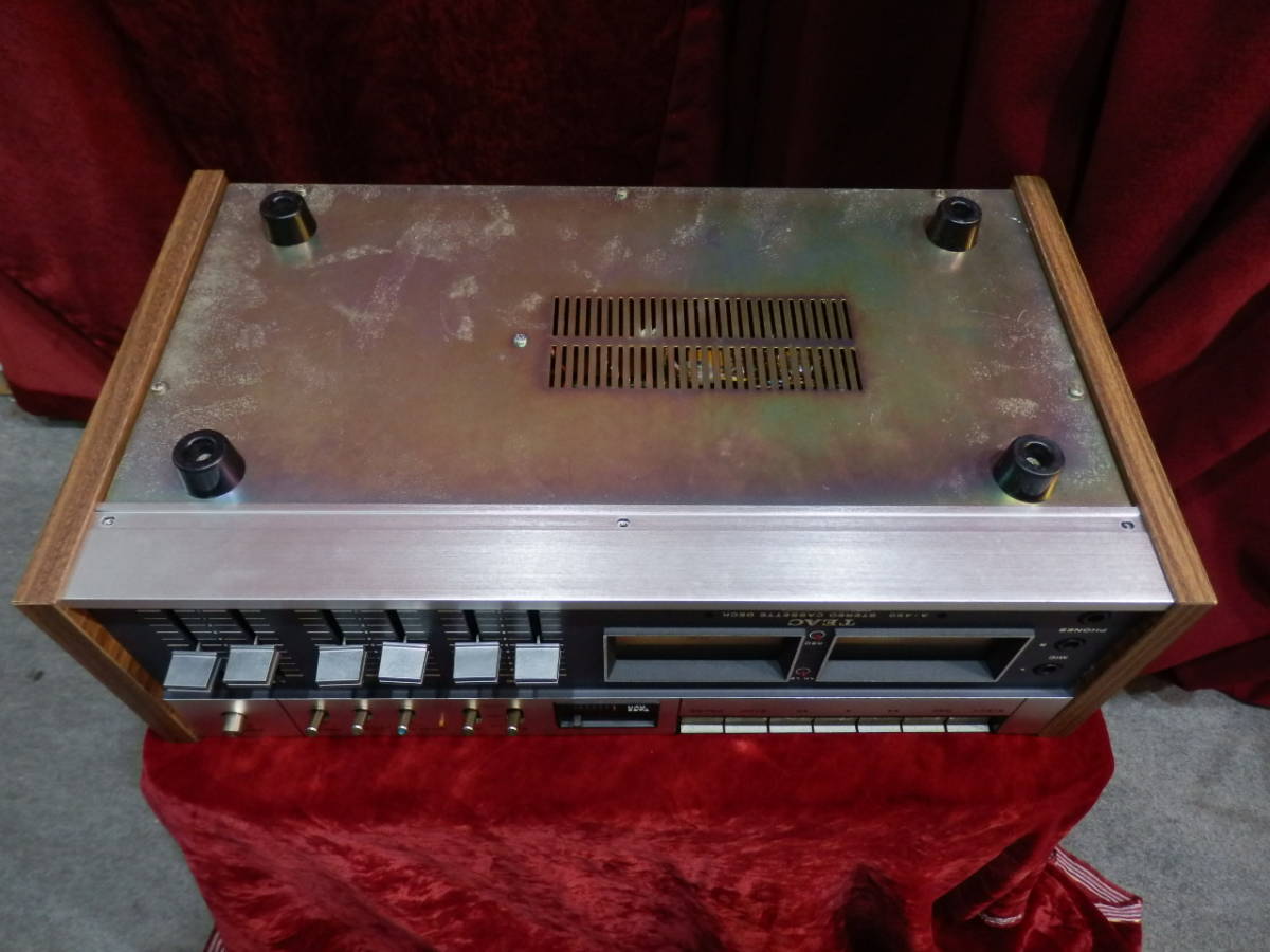 JUNK 無保証品】TEAC ティアック ステレオカセットデッキ A-450【100V
