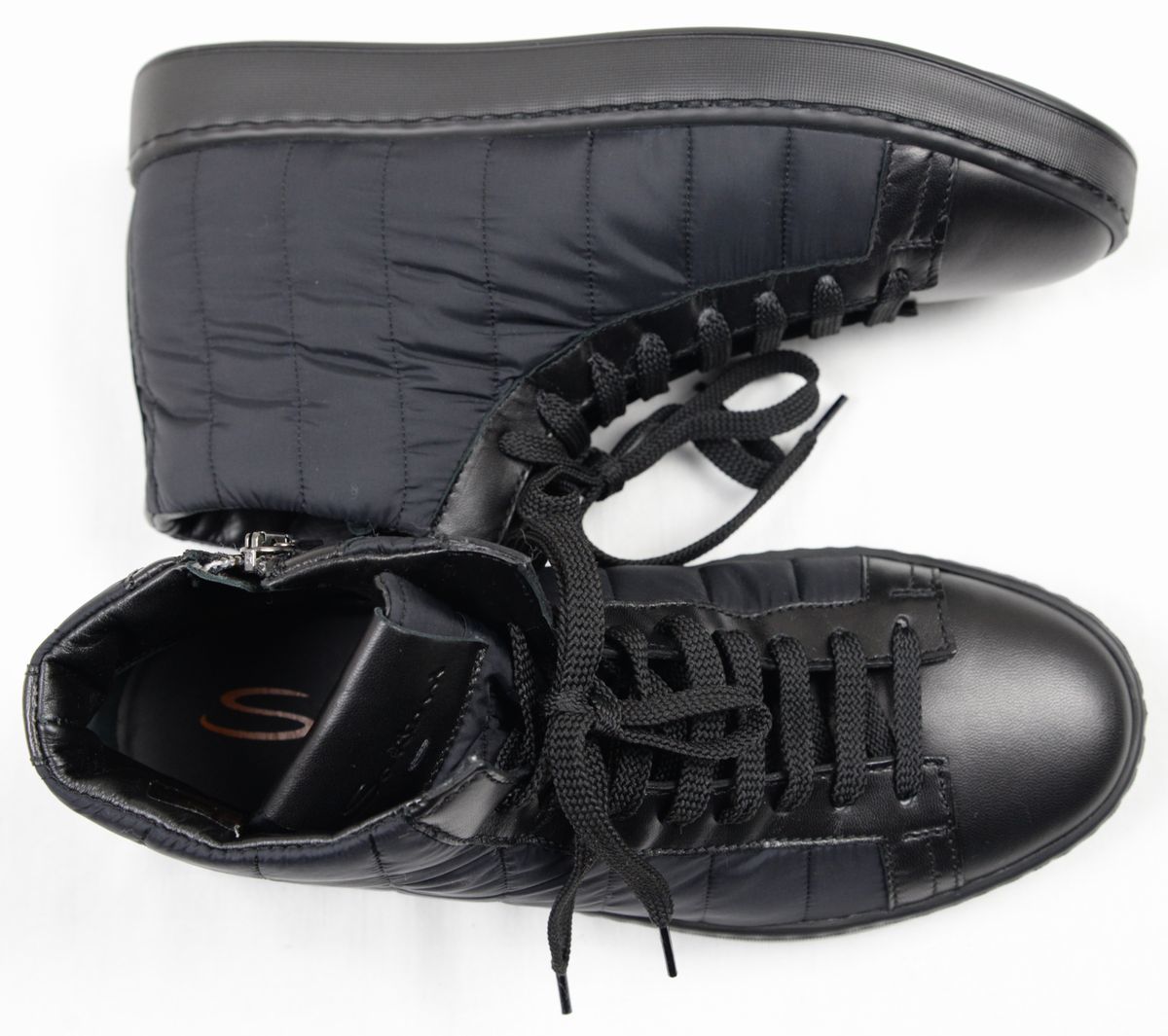 ○定価81400円Santoniサントーニメンズハイカットスニーカー(5.5(24.5 
