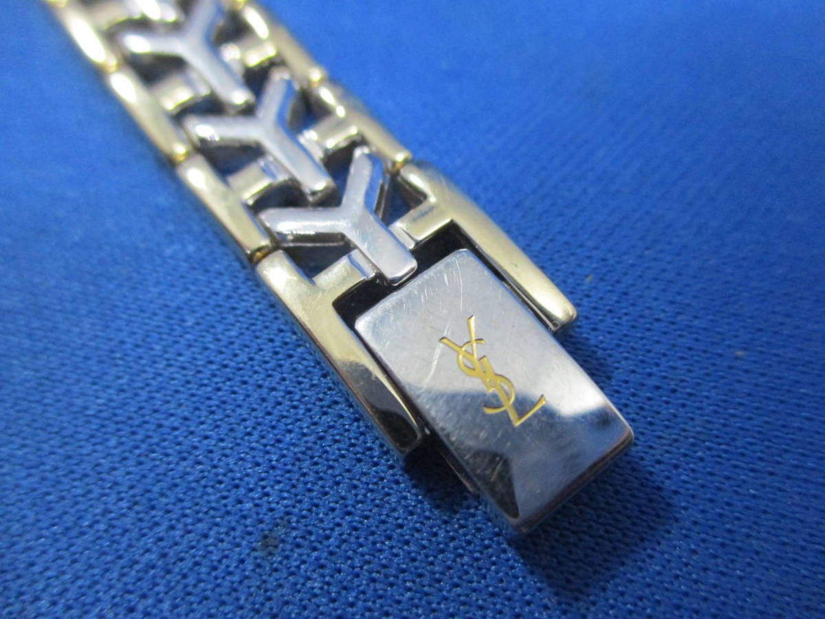 電池交換済/稼働品 YVES SAINT LAURENT YSL イヴサンローラン 