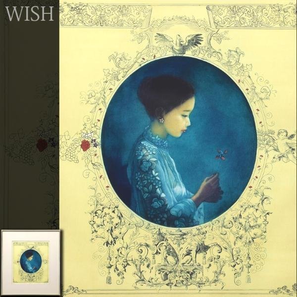 真作保証】高橋潮 エッチング 直筆サイン 美人 版画 絵画 銅版画 真作