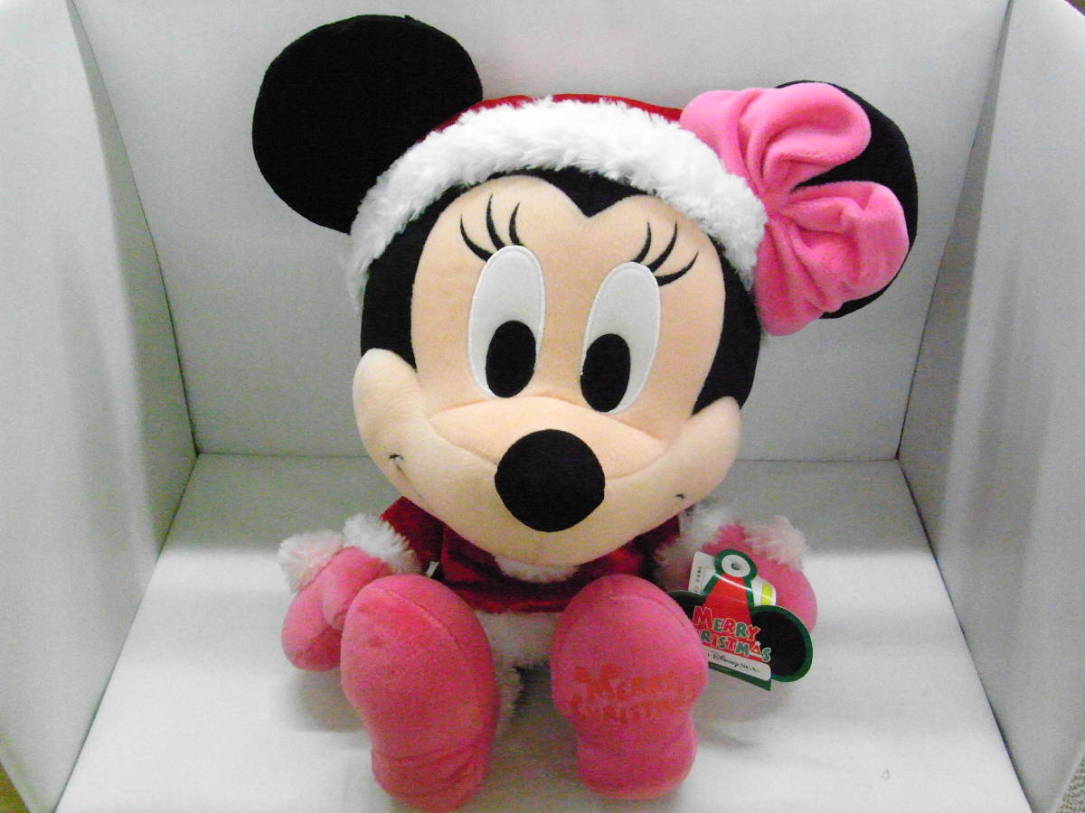 5mxh1B 東京ディズニーシー クリスマスぬいぐるみ ミニー(サンタ衣装 