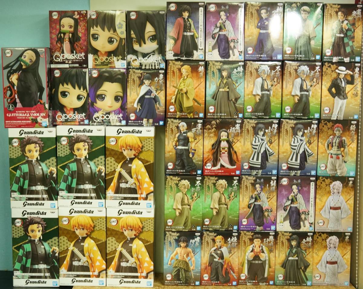 38体 未開封 鬼滅の刃 フィギュア まとめ売り 鬼ノ装 絆の装 Qposket グランディスタ GLITTER&GLAMOURS ①