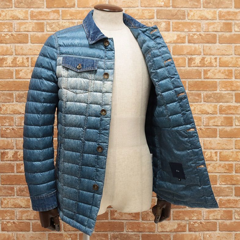 1円/秋冬/g-stage/52サイズ/ダウンジャケット 撥水 軽量 デニム  