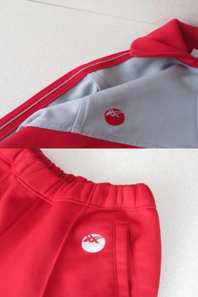○希少 80年代 昭和レトロ asics アシックス◇上下セット セットアップ