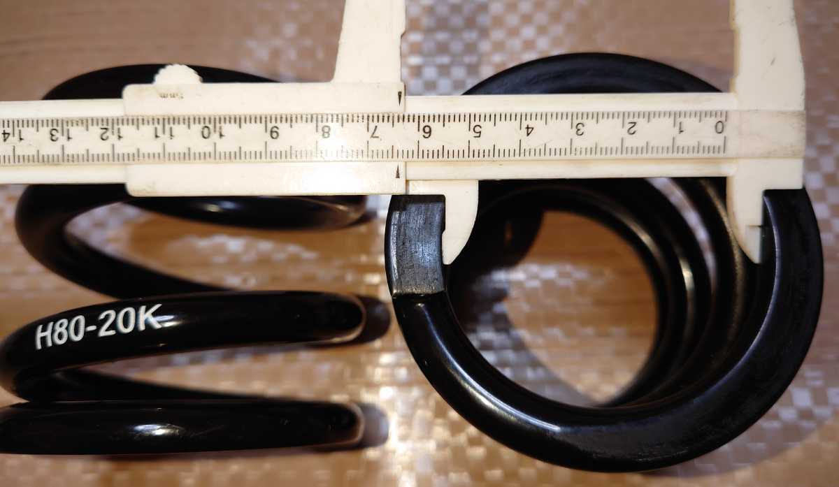 326POWER チャラバネ 直巻き スプリング ID63（62-63兼用） H100mm 50K