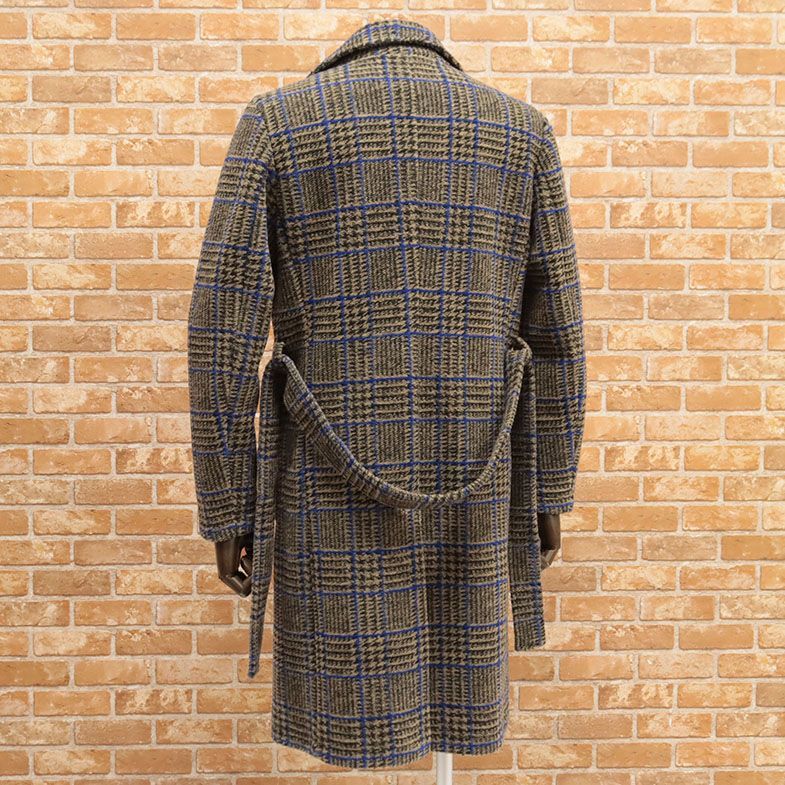 21AW/Macchia J./Lサイズ/ウール混 ベルト付き コート イタリア製 