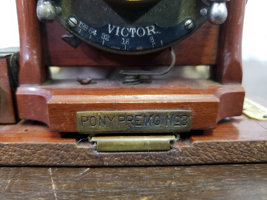 PONY PREMO ポニープレモ NO.3 木製折りたたみ 蛇腹カメラ VICTOR USA