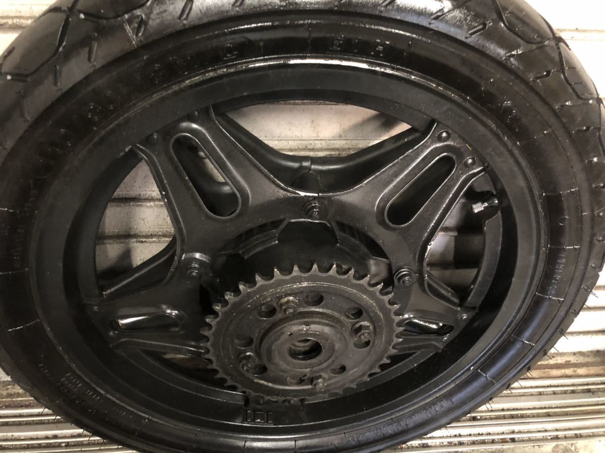 cb250t cb400t cb250n cb400n 裏コムリア 極上 確実実働 CB400N CB400T 裏コムスター リアホイール cb250t