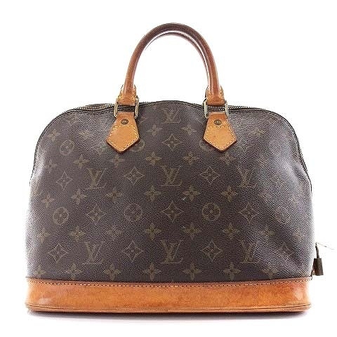 ルイヴィトン LOUIS VUITTON アルマPM ハンドバッグ モノグラム 南京錠 
