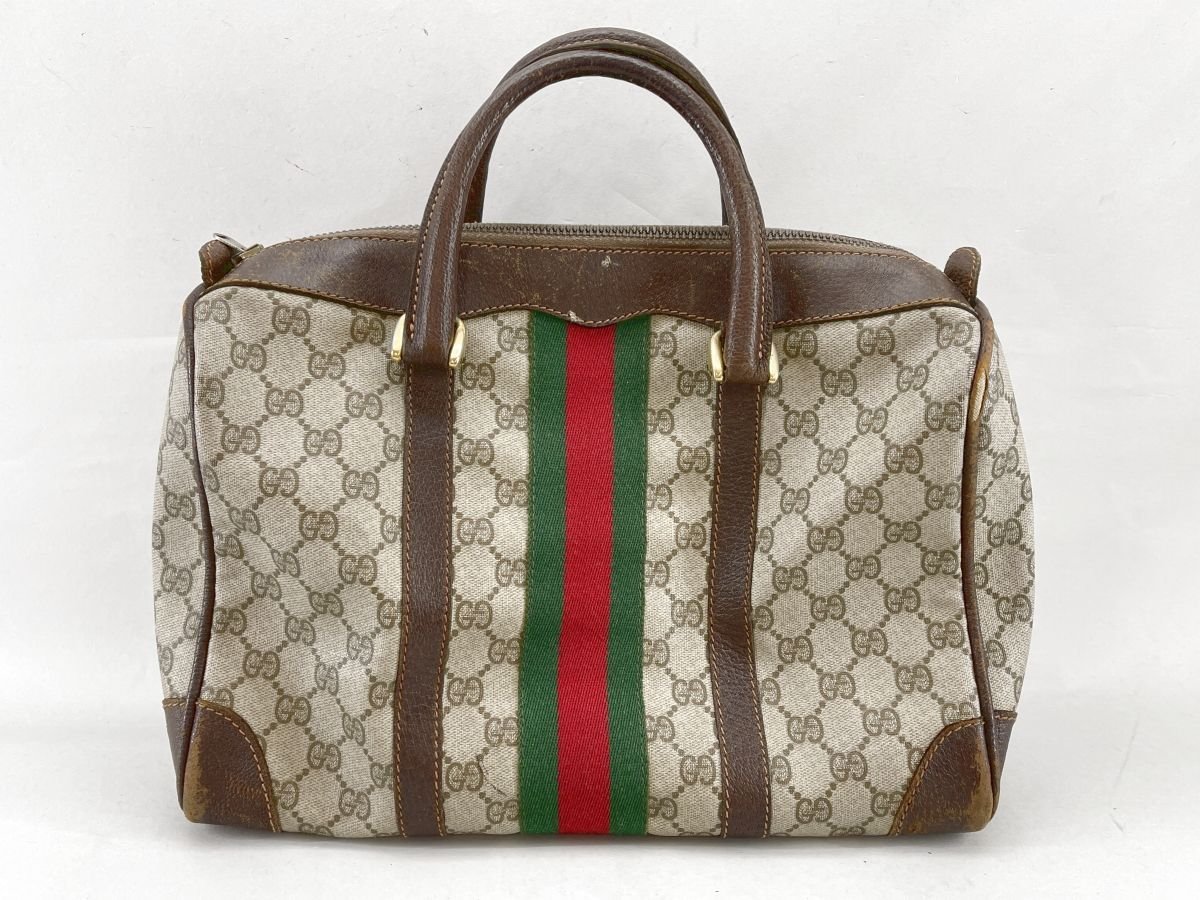 ボストンバッグ GUCCI PVC ⁄ GUCCI(グッチ) オールドグッチボストン