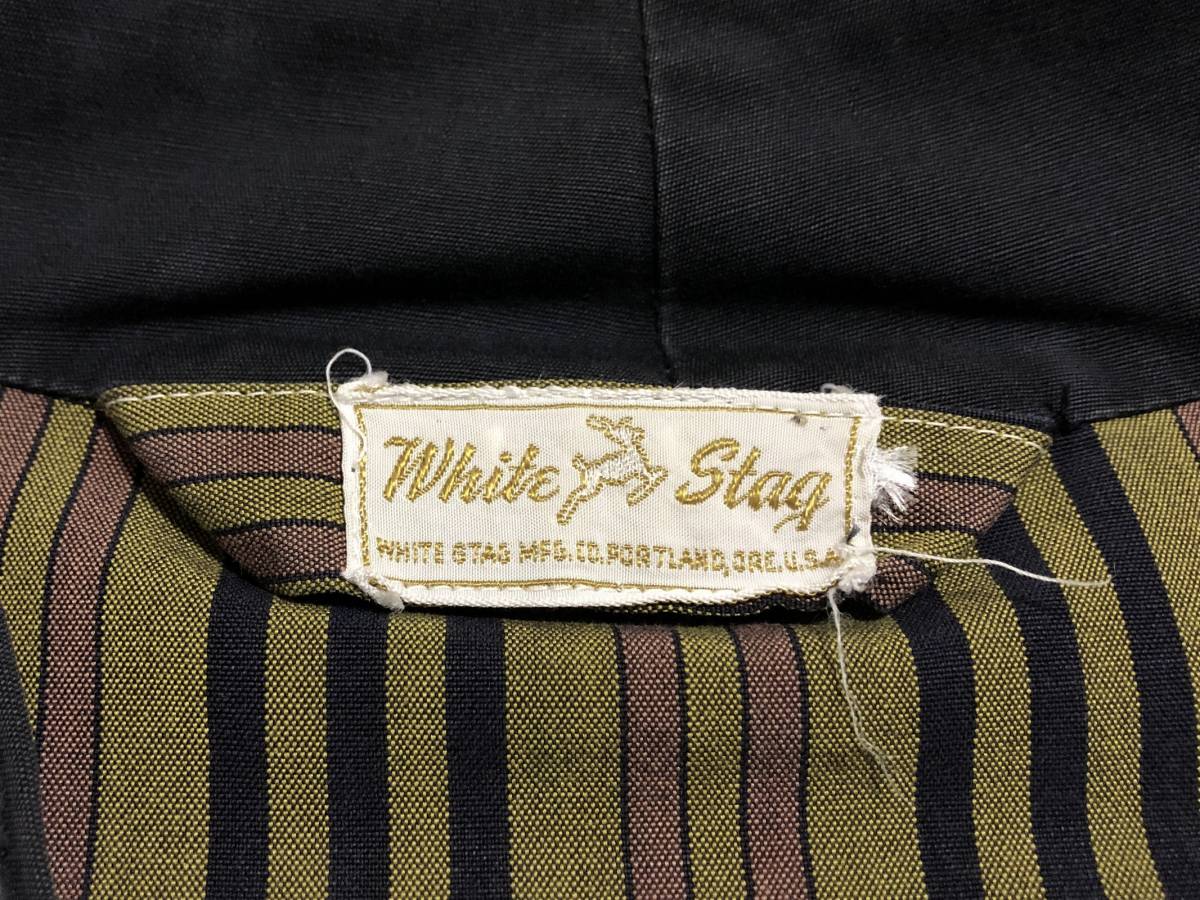 希少【 50s ビンテージ WHITE STAG ホワイトスタッグ コットン 