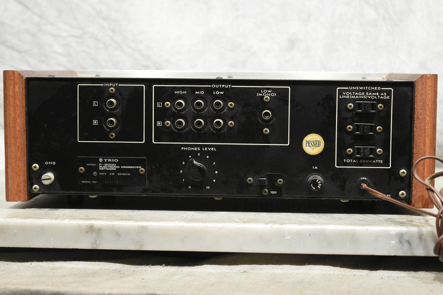 TRIO トリオ MODEL F-6000 クロスオーバーネットワーク チャンネル