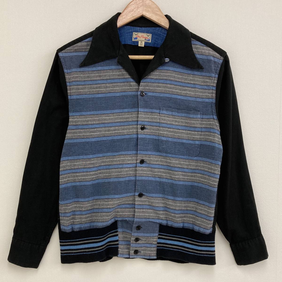 新作入荷，新品 Dry Bones シャツ ブルゾン ボーダー 日本製 Sサイズ DryBones ドライボーンズ ジャケット スイングトップ ロカビリー 2070099(Sサイズ)｜売買されたオークション情報、yahooの商品情報をアーカイブ ジャンパー、ブルゾン一般