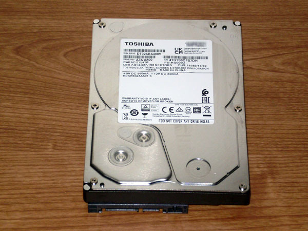 ★ 4TB ★ TOSHIBA 【 DT02ABA400V 】 新同品 ★0SMS