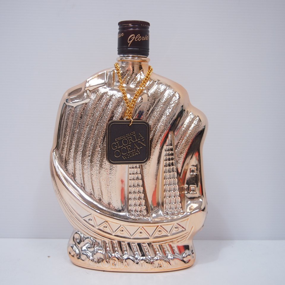 OCEAN GLORIA グロリア WHISKY 未開栓⁄古酒 ゴールド 未開栓/古酒 三楽