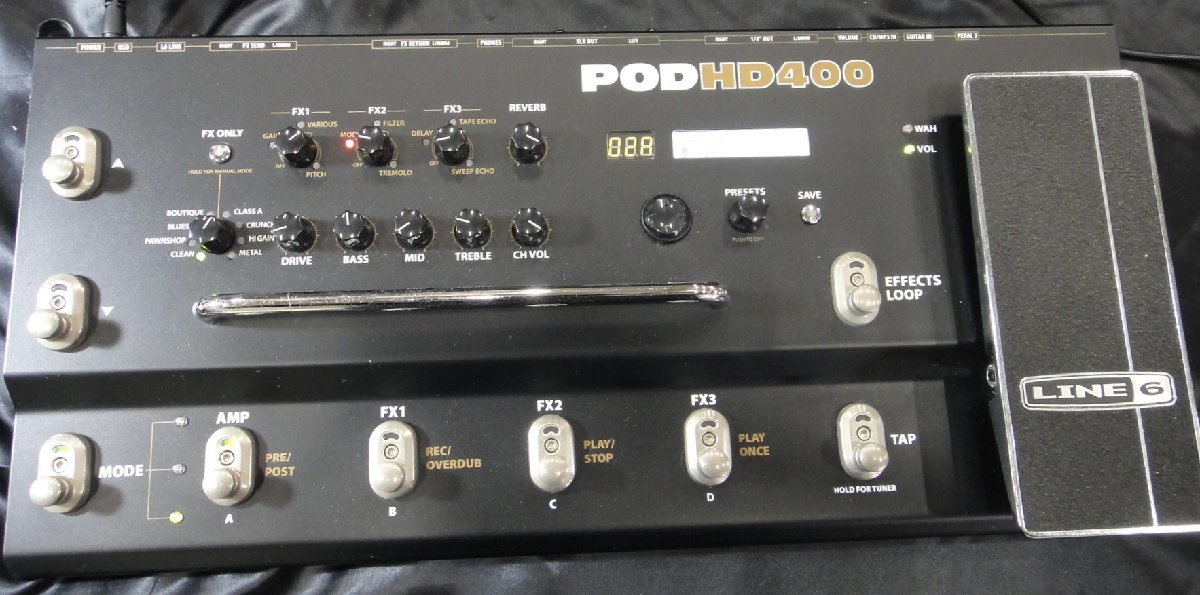 LINE 6 POD HD400 ジャンク 中古】Line 6 POD HD400 JUNK ジャンク 現状渡し 【公式通販】
