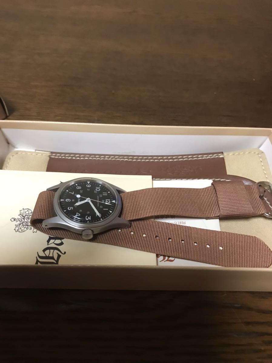HAMILTON ハミルトン Khaki メンズ 腕時計 自動巻 ベルト社外品 9415A