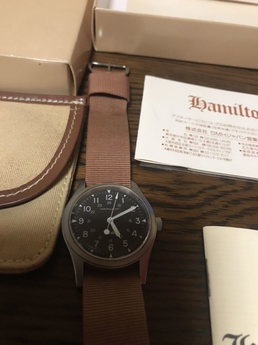 HAMILTON ハミルトン Khaki メンズ 腕時計 自動巻 ベルト社外品 9415A