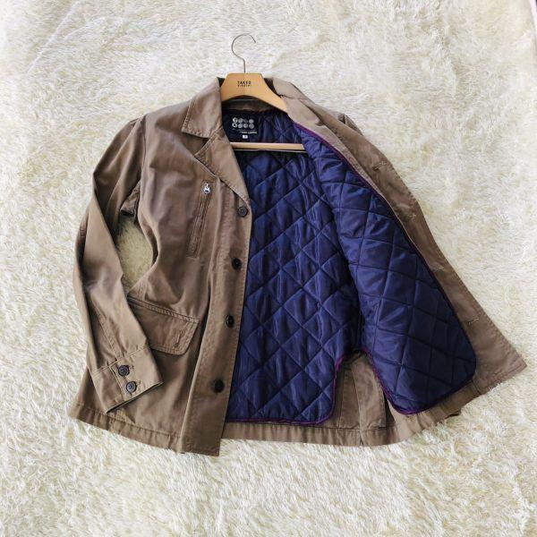 100%新品，お得 タケオキクチ 抜群の汎用性 TAKEO KIKUCHI TK ショートコート ジャケット 無地 ベージュ サイズ2 コットン ライナー付き 秋冬(Mサイズ)｜売買されたオークション情報、yahooの商品情報をアーカイ Mサイズ
