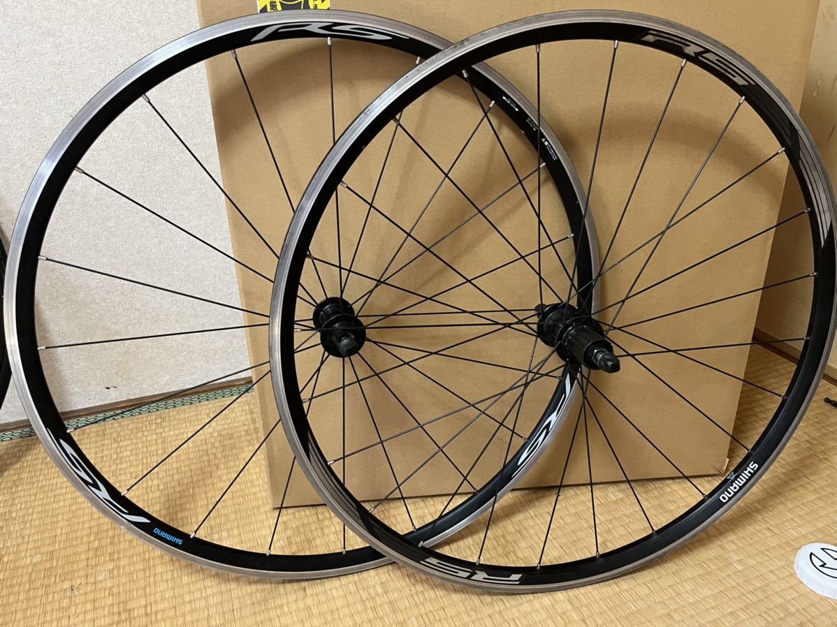 シマノ SHIMANO ロードホイール WH-RS100 フロント 、 WH-RS010 リア