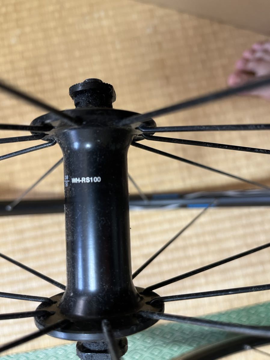 シマノ SHIMANO ロードホイール WH-RS100 フロント 、 WH-RS010 リア