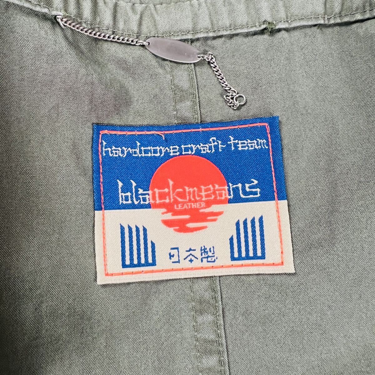 1スタ blackmeans ブラックミーンズ モッズコート カーキ コットン