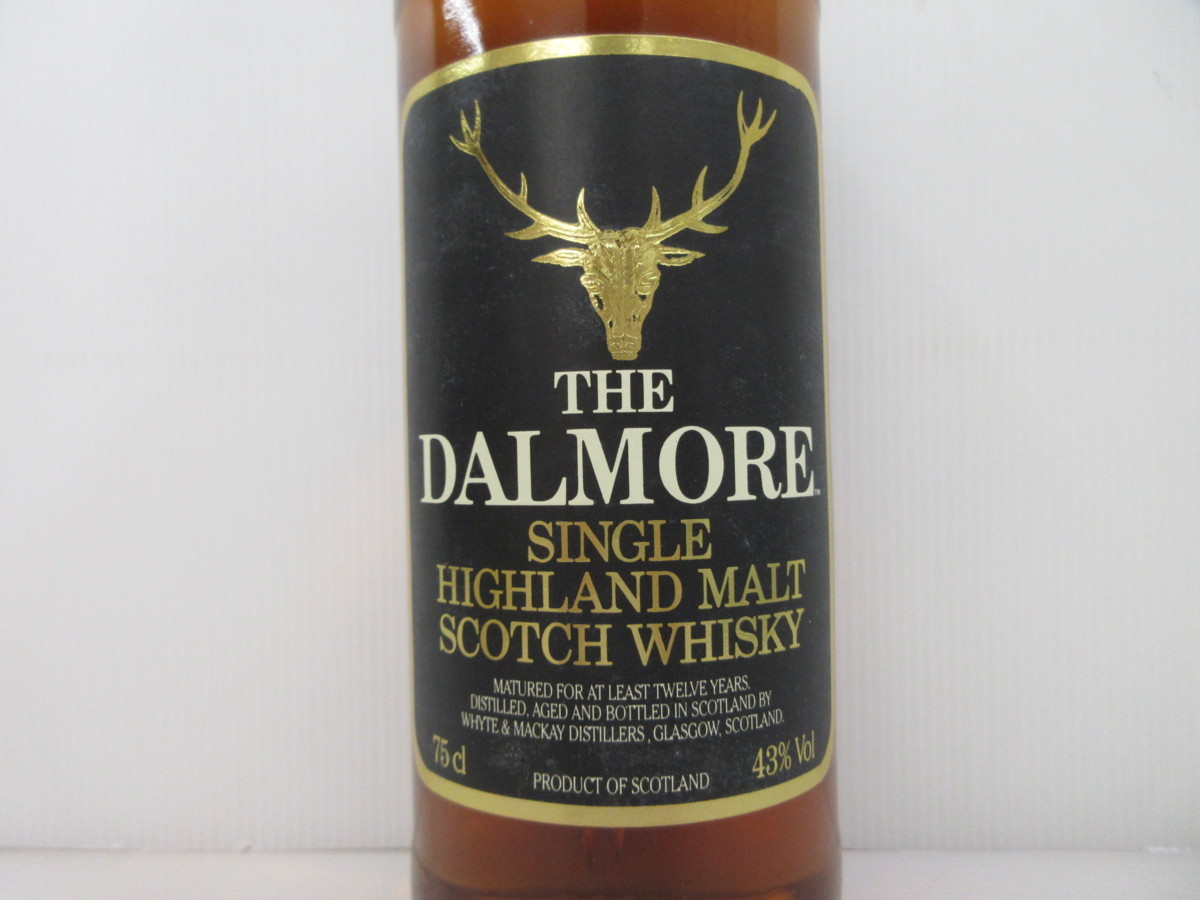ダルモア 12年 シングル ハイランドモルト THE DALMORE 750ml 43 