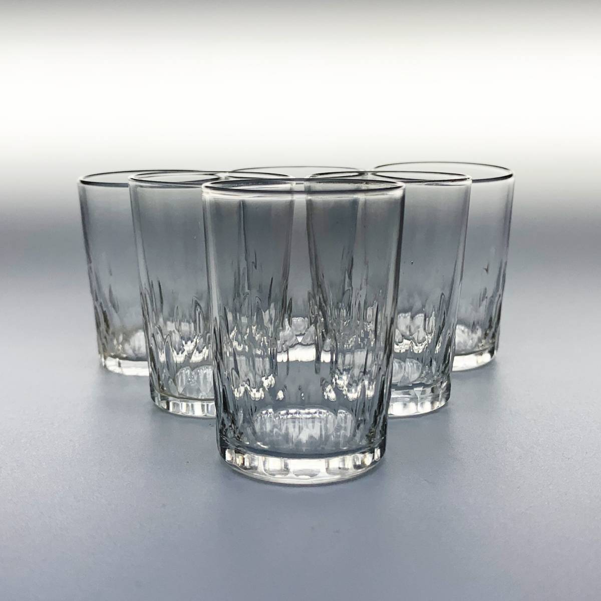 本物保証，セール オールド バカラ リシュリュー ショット グラス BACCARAT RICHELIEU リキュール 6客 セット シャンピニー タンブラー H4.7 4.9cm お猪口(バカラ)｜売買されたオークション情報、yahooの商品情報をアー バカラ