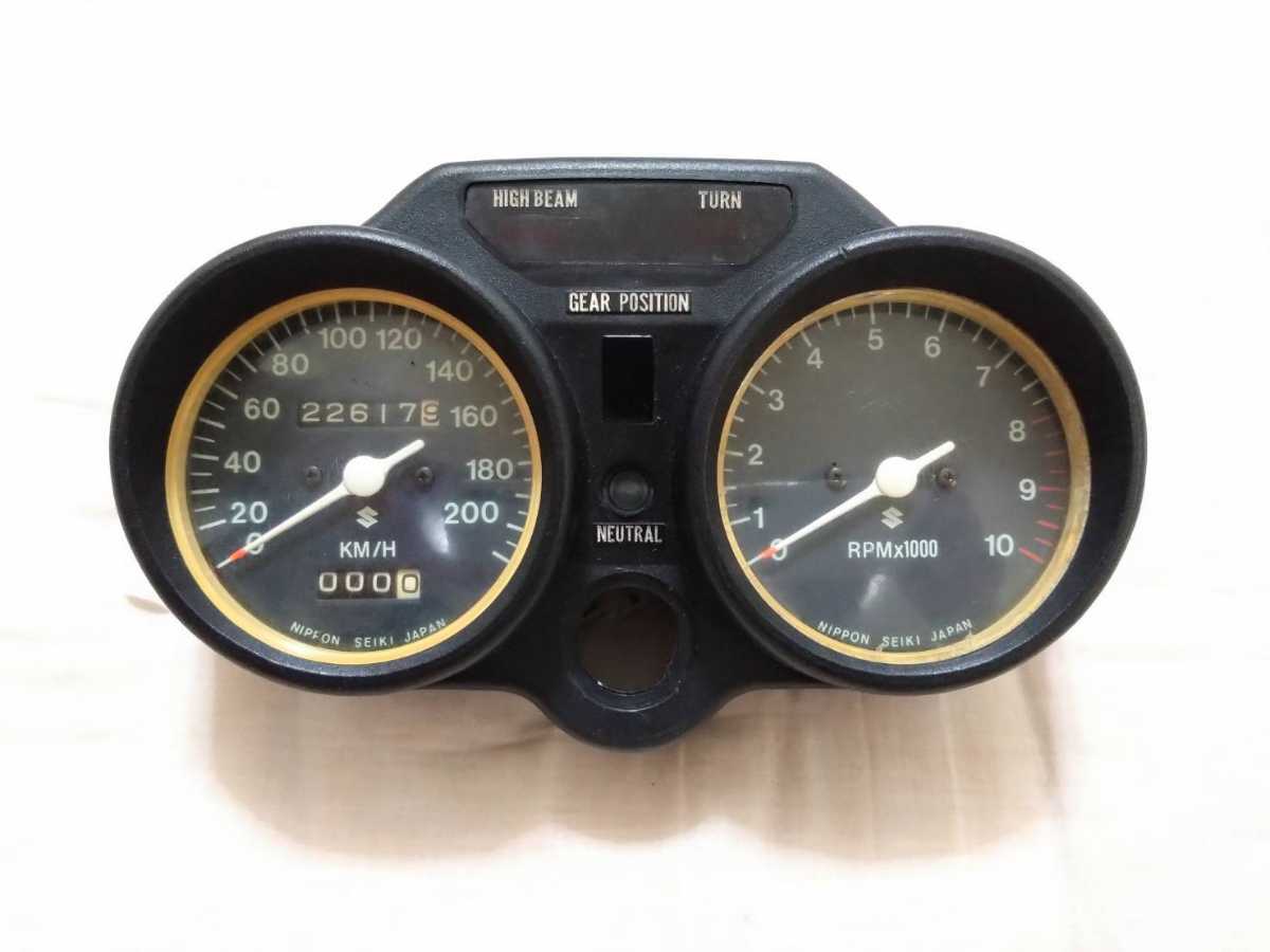 GT380 当時物 純正 GT550 スピードメーター - メーターセット タコ
