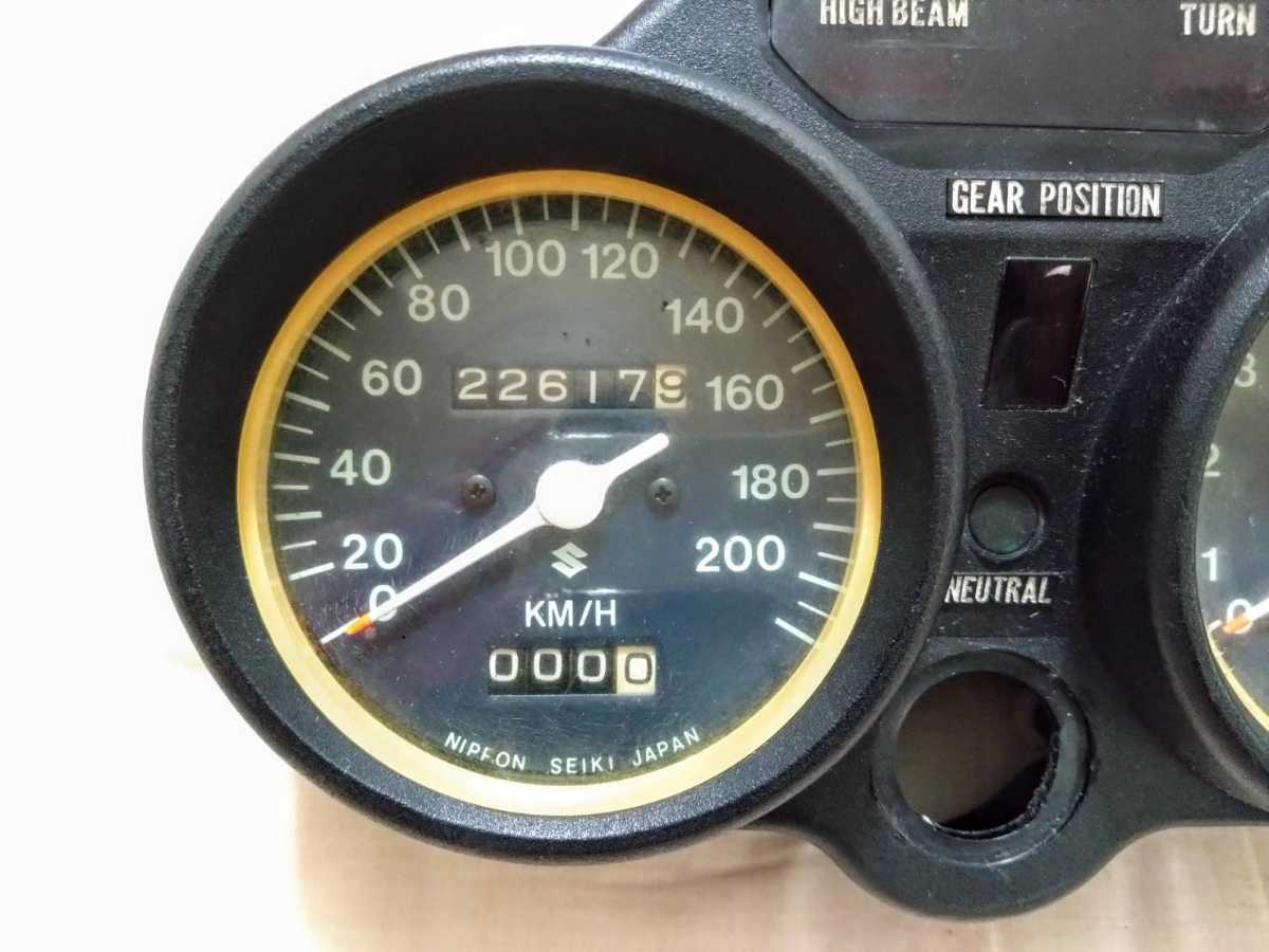 GT380 当時物 純正 GT550 スピードメーター - メーターセット タコ 