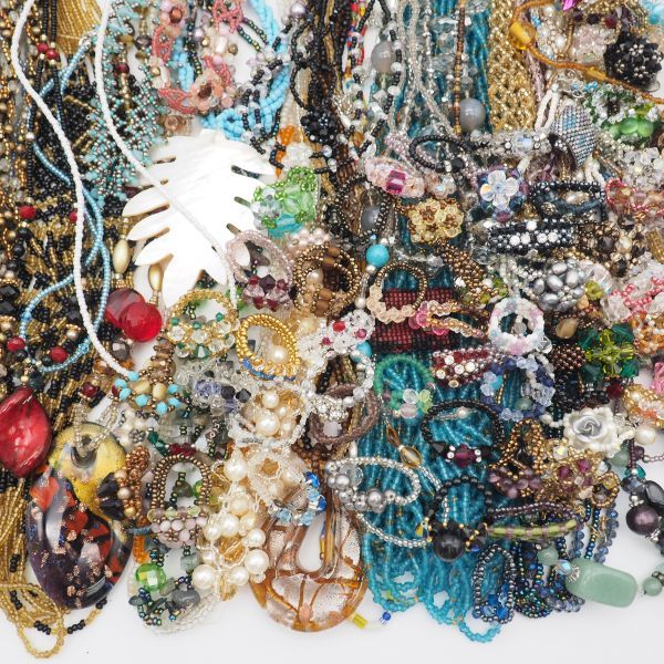 BZ1005 ビーズ アクセサリー 大量セット ネックレス ブレスレット