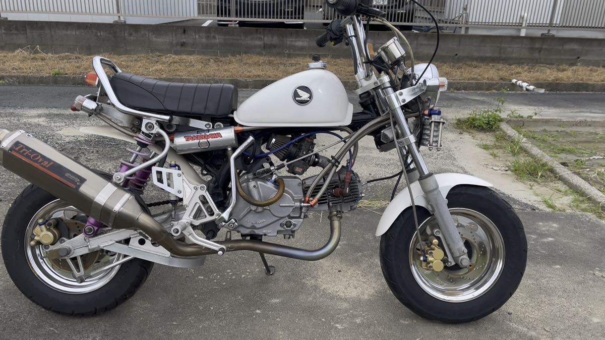 モンキー 使用 6V SP武川 88cc コンプリート エンジン 武川5速 旧 