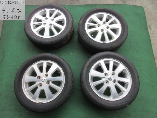 タウンボックス ABA-DS17W 純正アルミホイール 4本セット 14×4.5J G HR