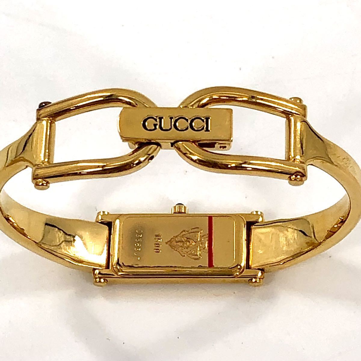 ベルト　美品✨　グッチ　137.3 シンク 時計　シェリーライン　保存箱 新品ベルト 美品✨ グッチ 137.3 シンク 時計 シェリーライン 保存箱