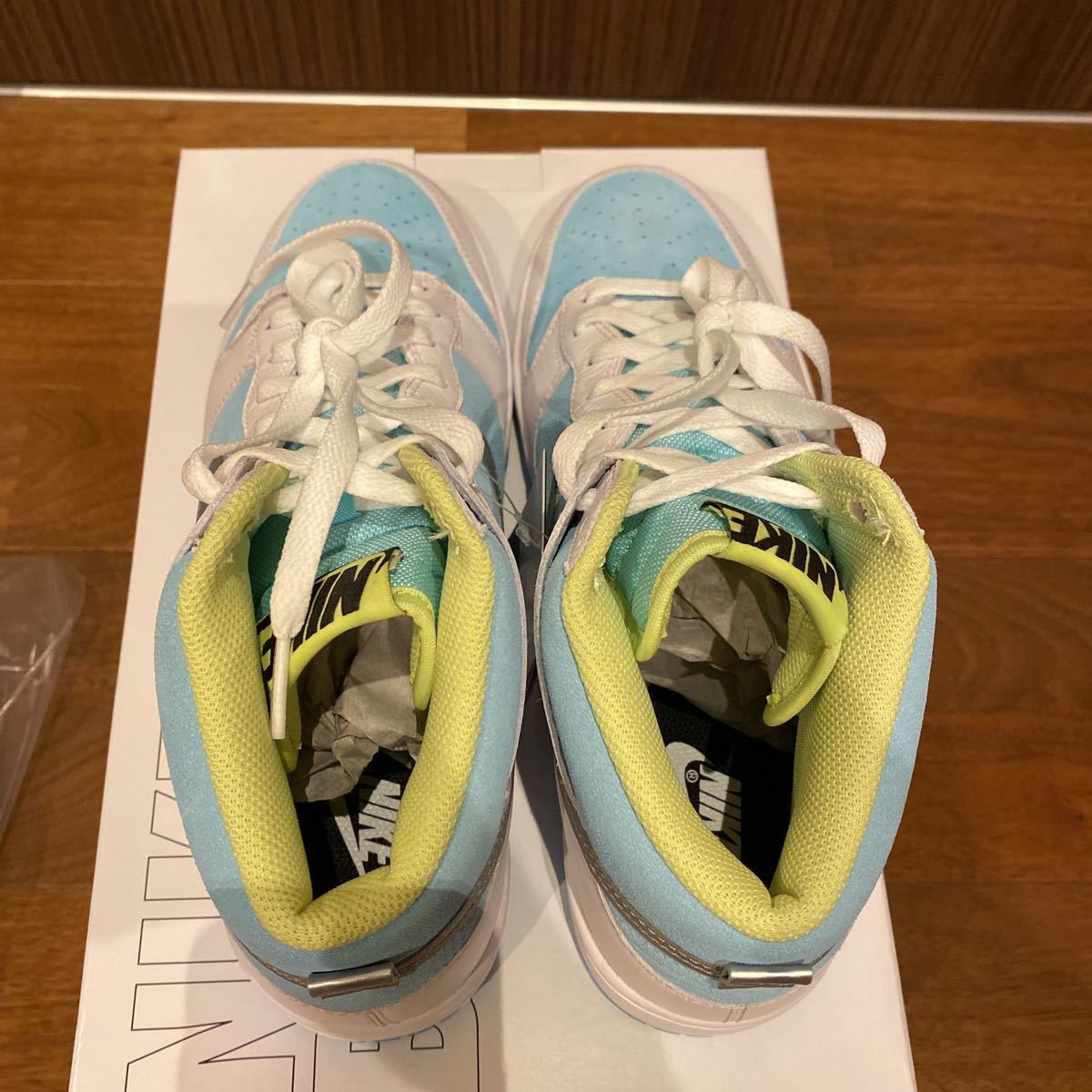1円スタート売り切り！《新品未使用》NIKE BY YOU DUNK HIGH 365 銭湯 