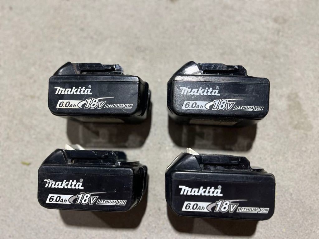 マキタ バッテリー18V bl1860b 4個セット