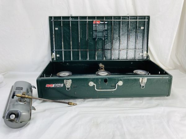 Coleman コールマン スリーバーナー パワーハウス Dual Fuel ストーブ 
