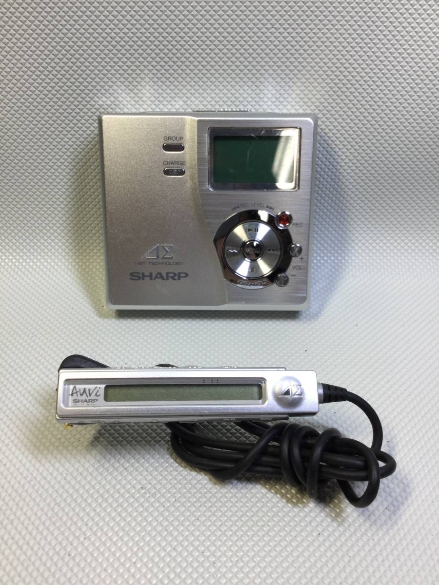 お買い得，2025 OK5618 SHARP シャープ Auvi アウヴィ ポータブルMDプレーヤー MDレコーダー MD-DR77-S リモコン付属(録音、再生)｜売買されたオークション情報、yahooの商品情報をアーカイブ公開 - オークファン 録音、再生