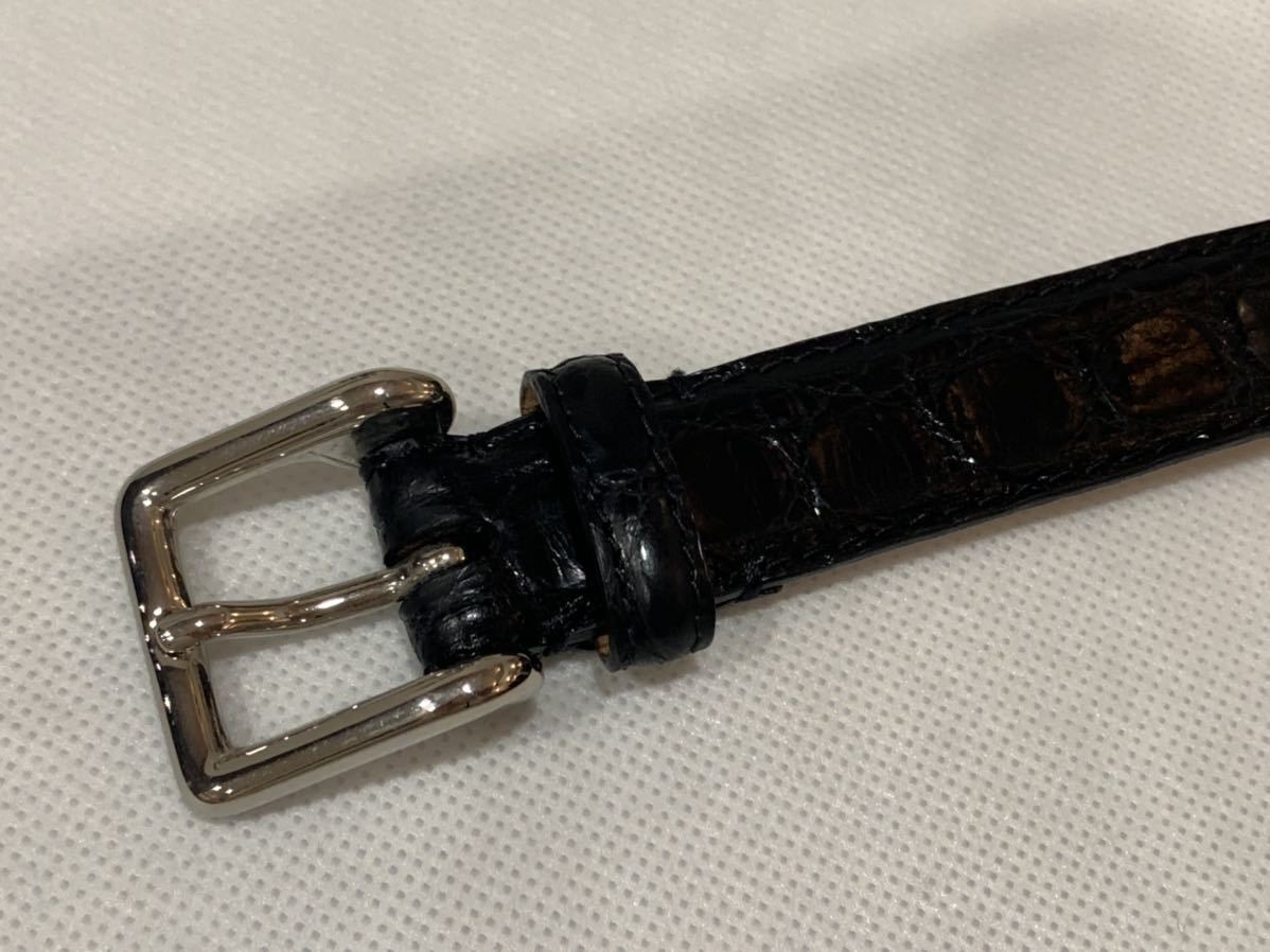 美品 伊勢丹購入 イタリア製 BARIONI バリオーニ クロコダイル メンズ 
